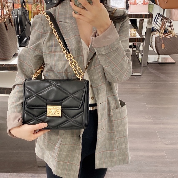 Michael Kors Serena Medium Flap Shoulder Bag - Picture 8 of 10